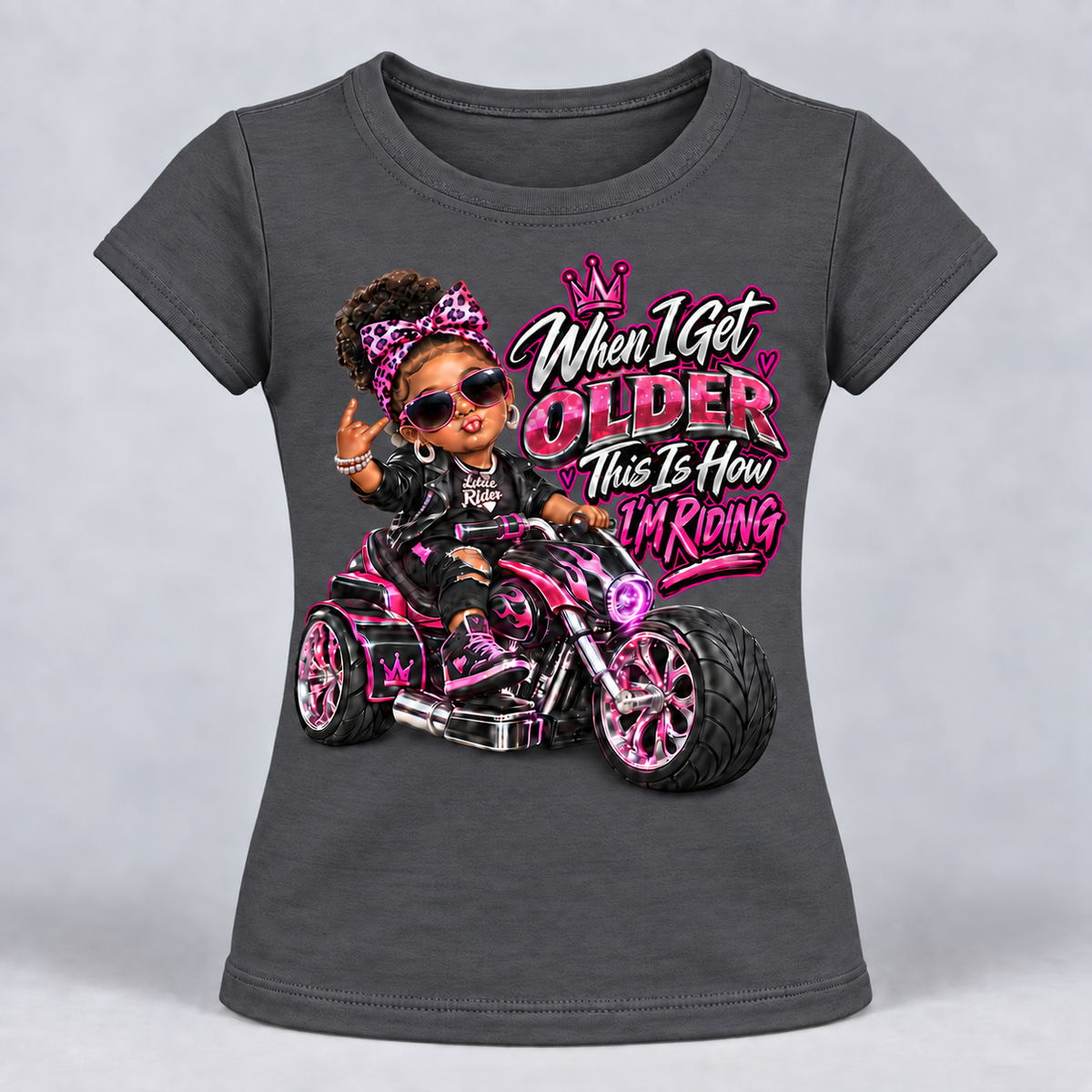 Kids "When I Get Older This Is How I'm Riding" Graphic Tee