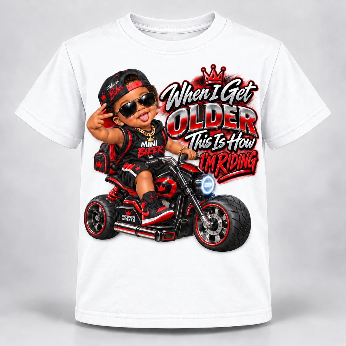Boys "When I Get Older This Is How I'm Riding" Graphic Tee