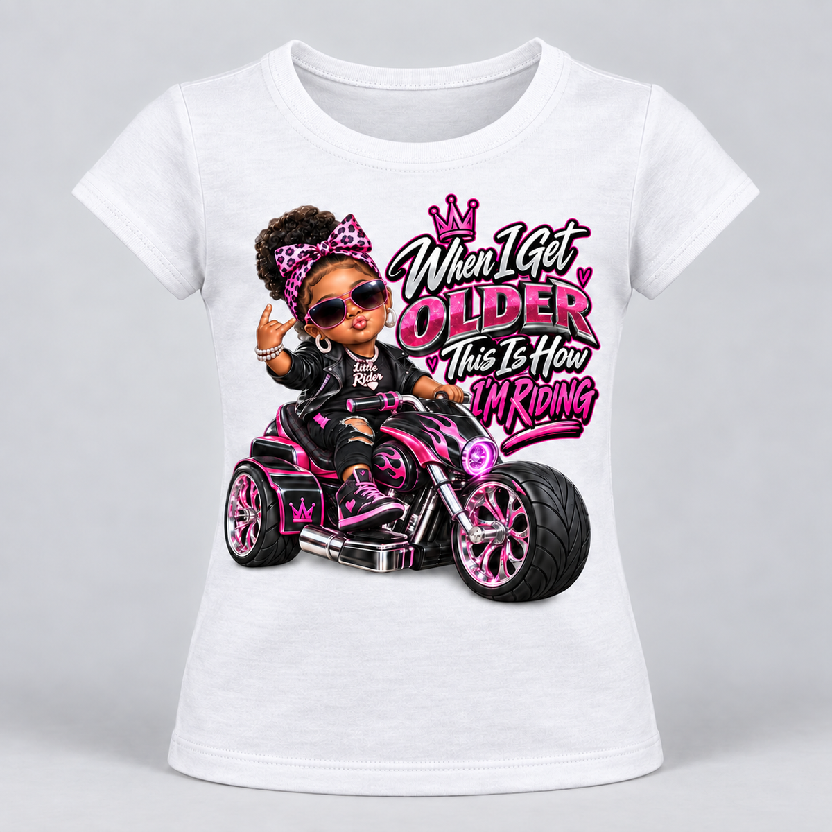 Kids "When I Get Older This Is How I'm Riding" Graphic Tee