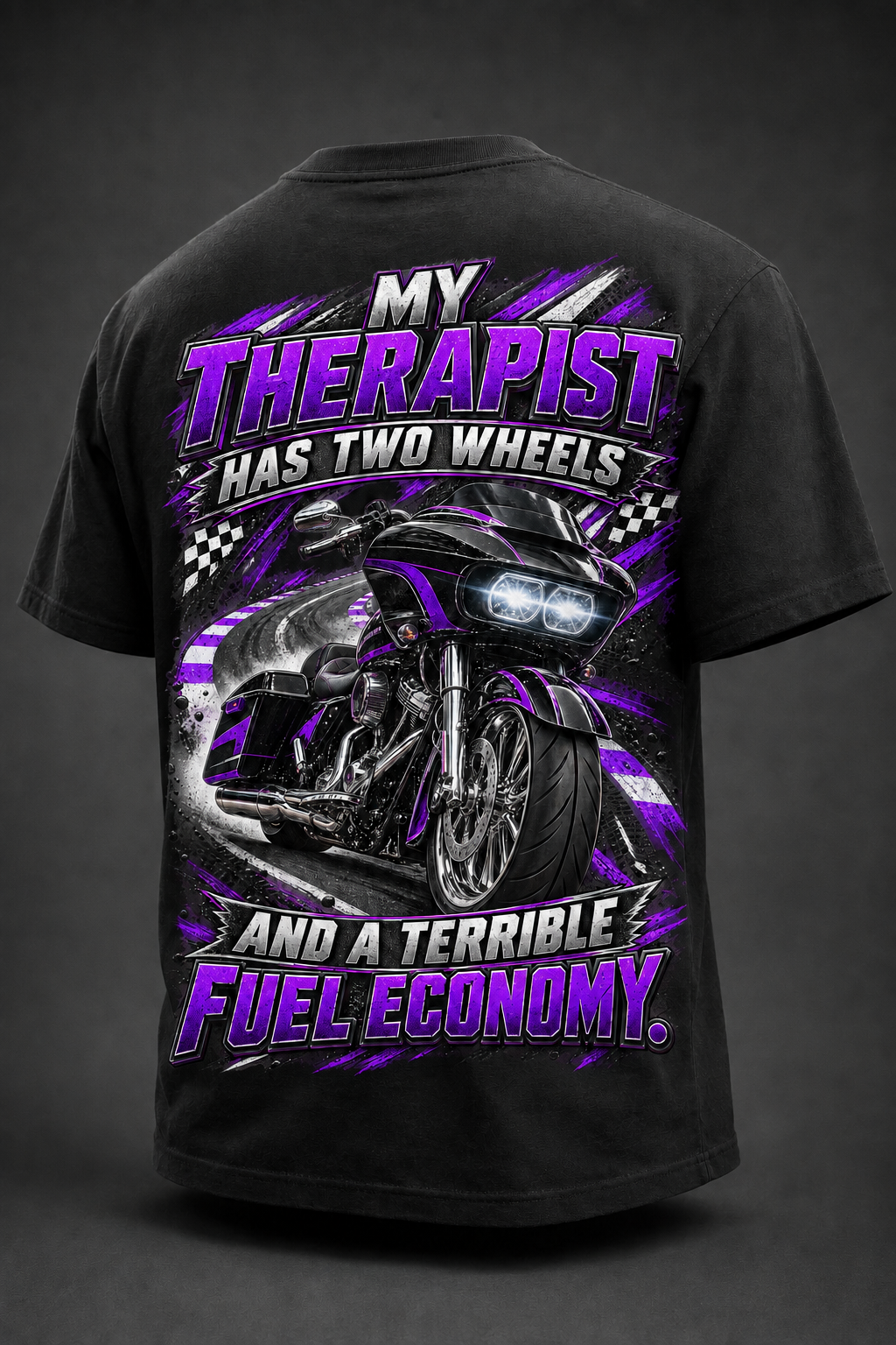 Terrible Fuel Economy" Biker Graphic T-Shirt