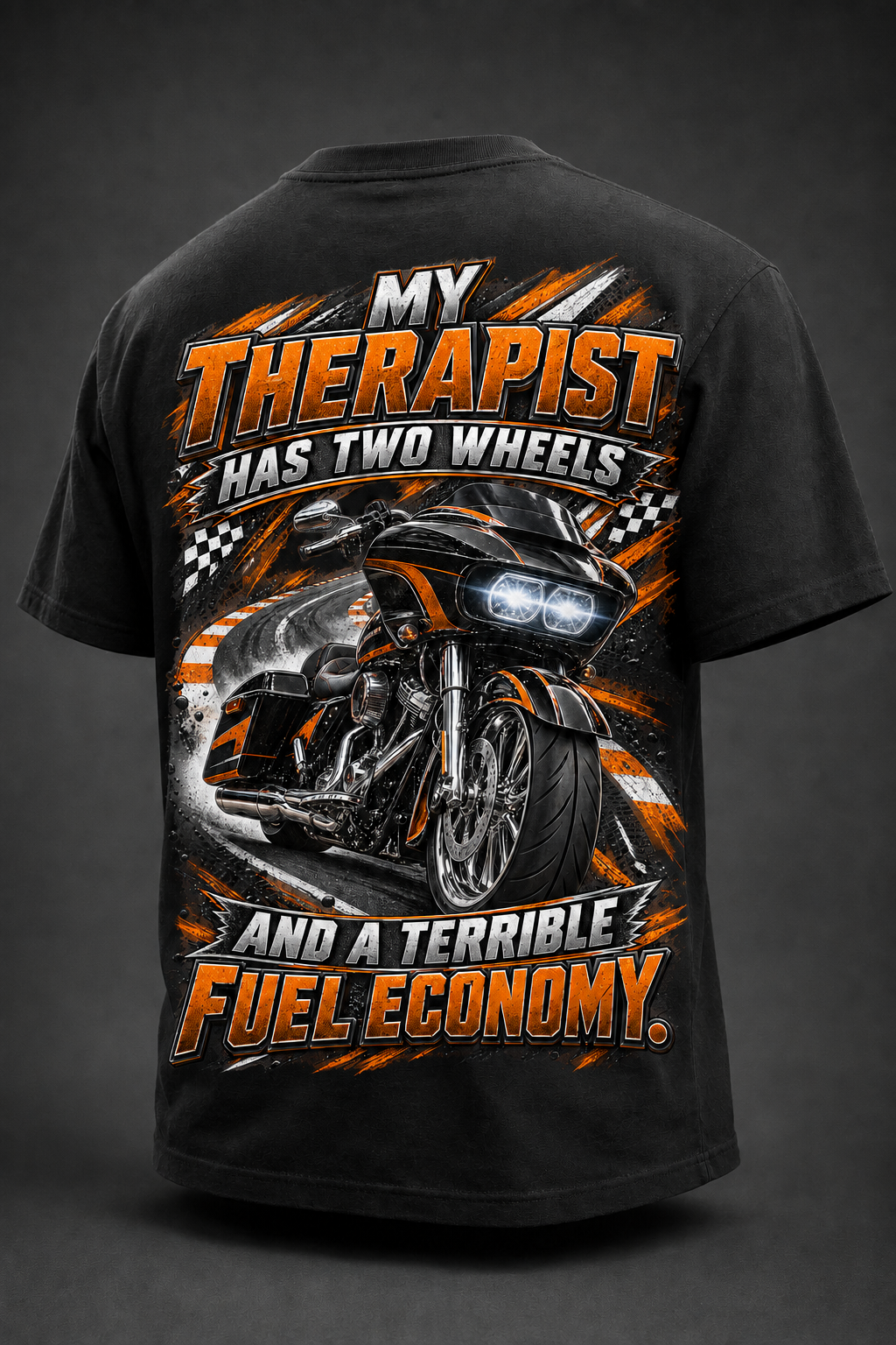 Terrible Fuel Economy" Biker Graphic T-Shirt