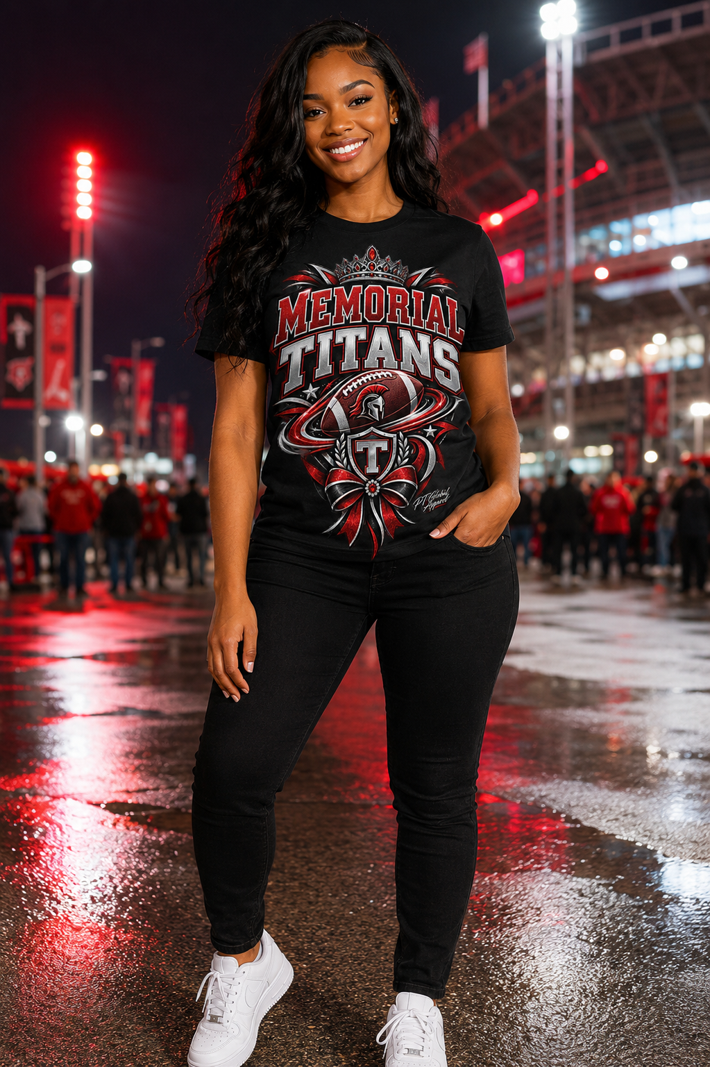 "Memorial Titans" Gameday Grit T-Shirt