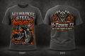 Milwaukee Steel. Bayou Heat." Houston Bagger Tee
