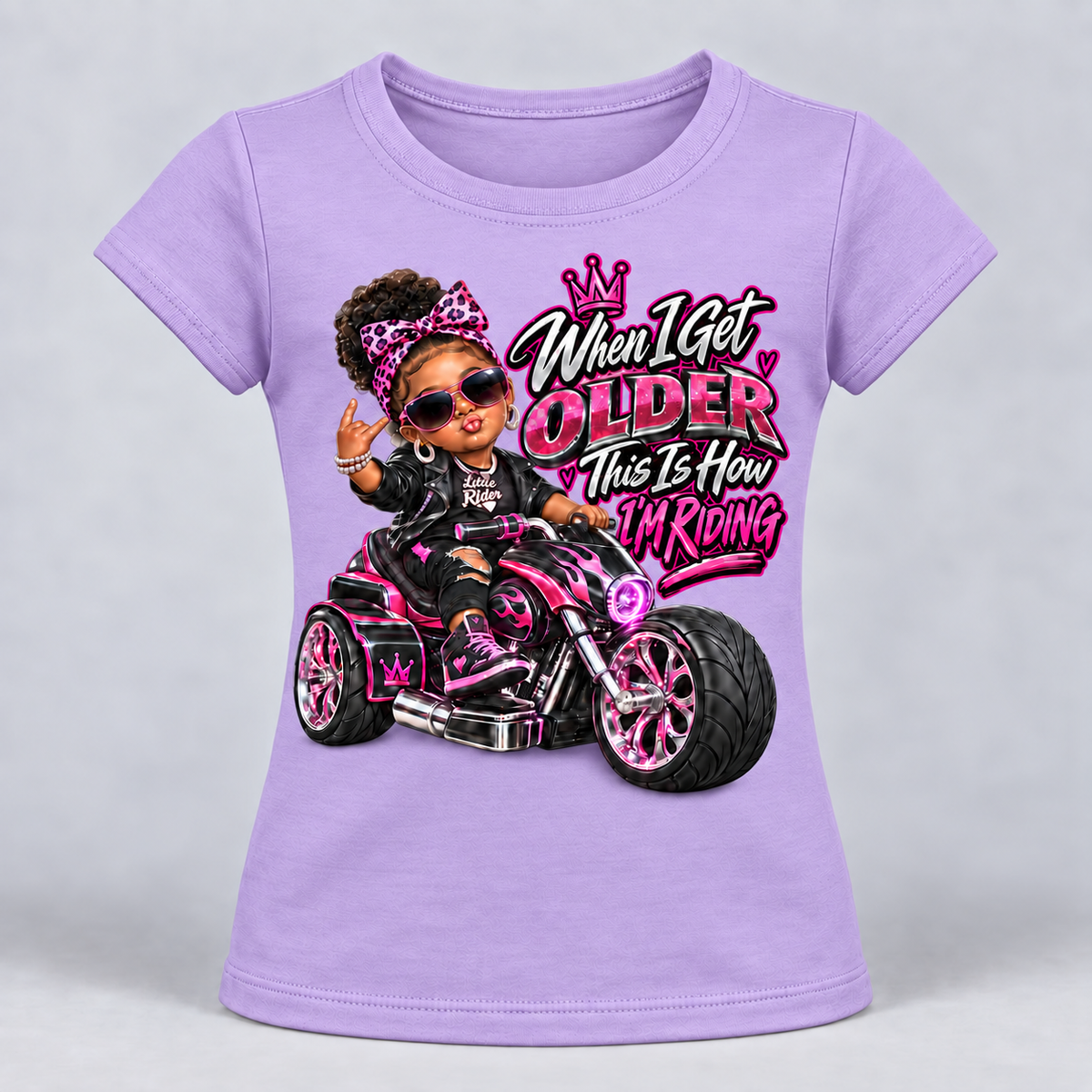 Kids "When I Get Older This Is How I'm Riding" Graphic Tee