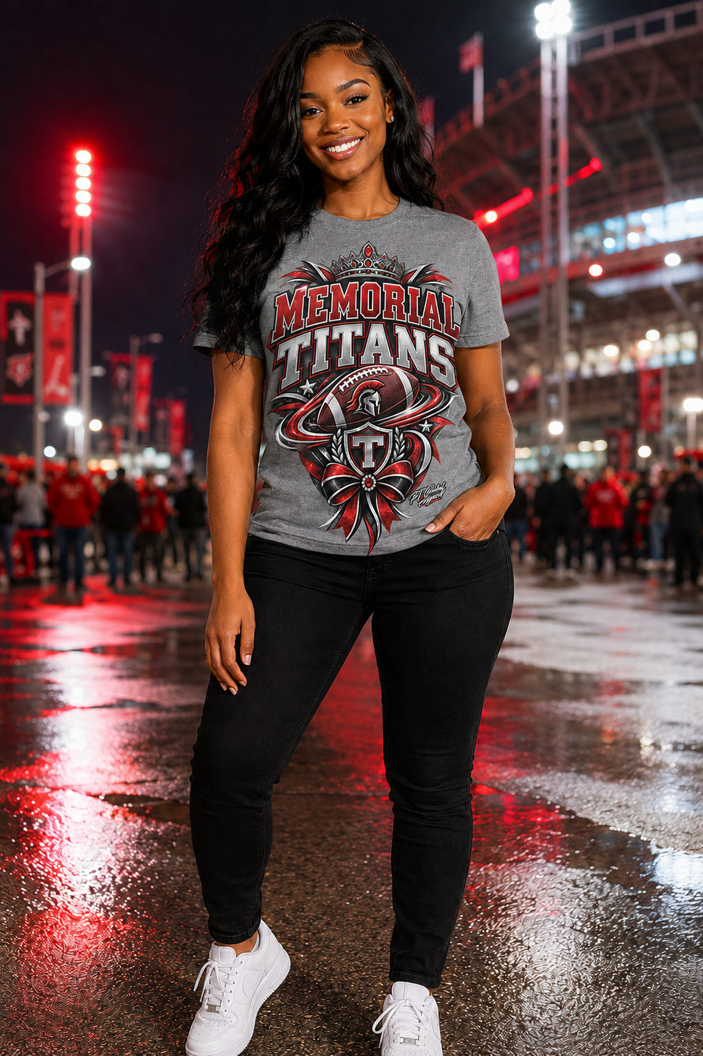 "Memorial Titans" Gameday Grit T-Shirt
