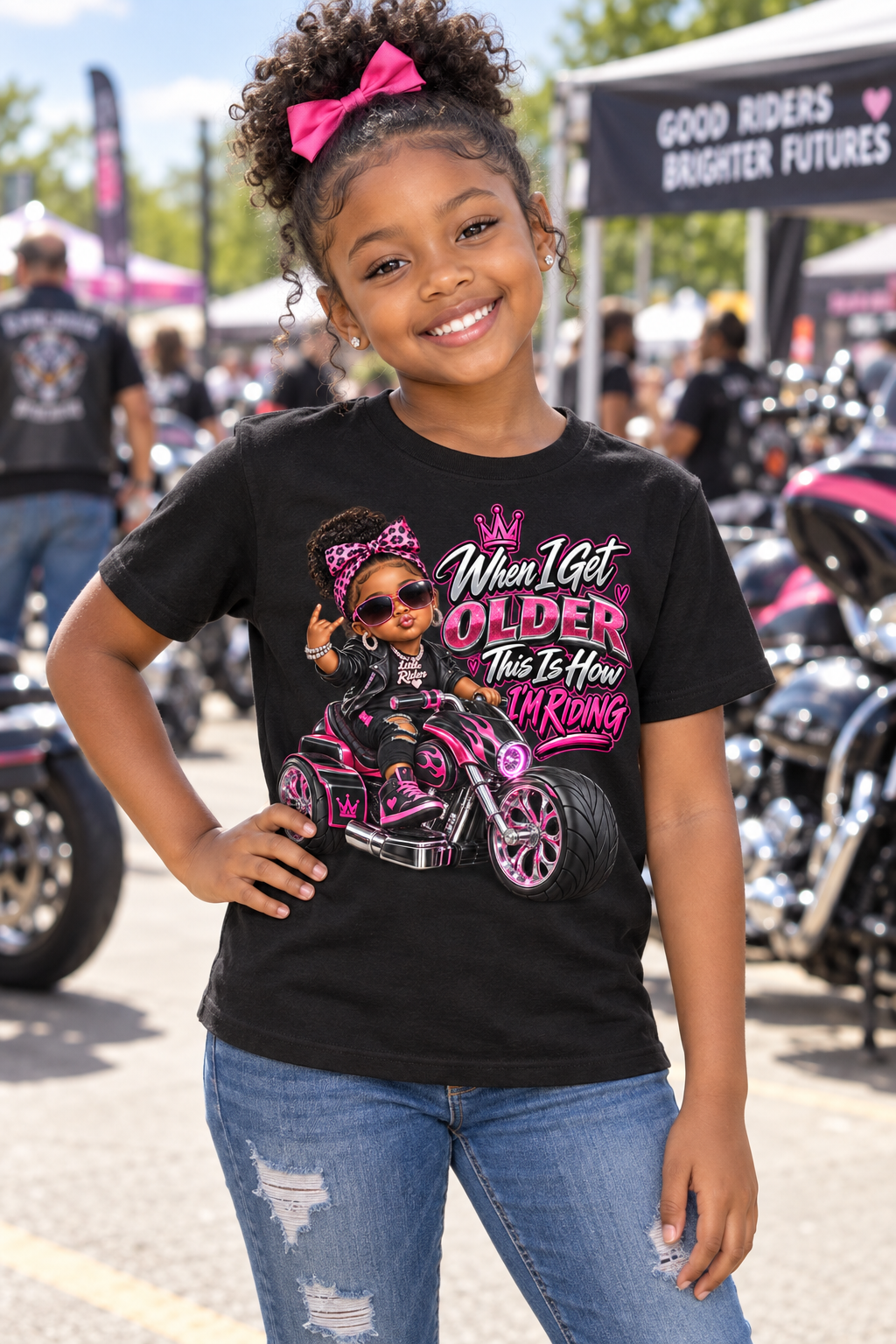 Kids "When I Get Older This Is How I'm Riding" Graphic Tee
