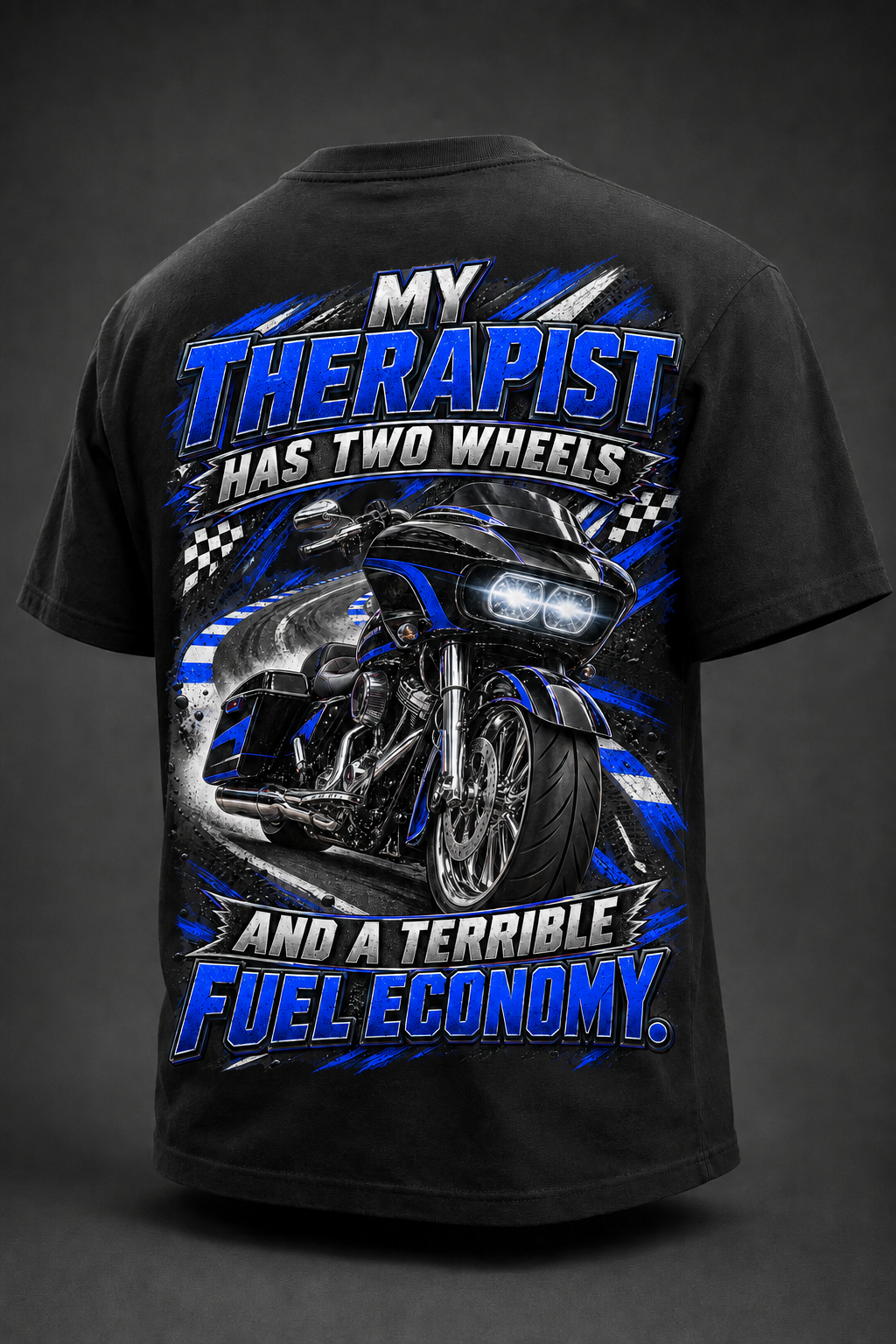 Terrible Fuel Economy" Biker Graphic T-Shirt