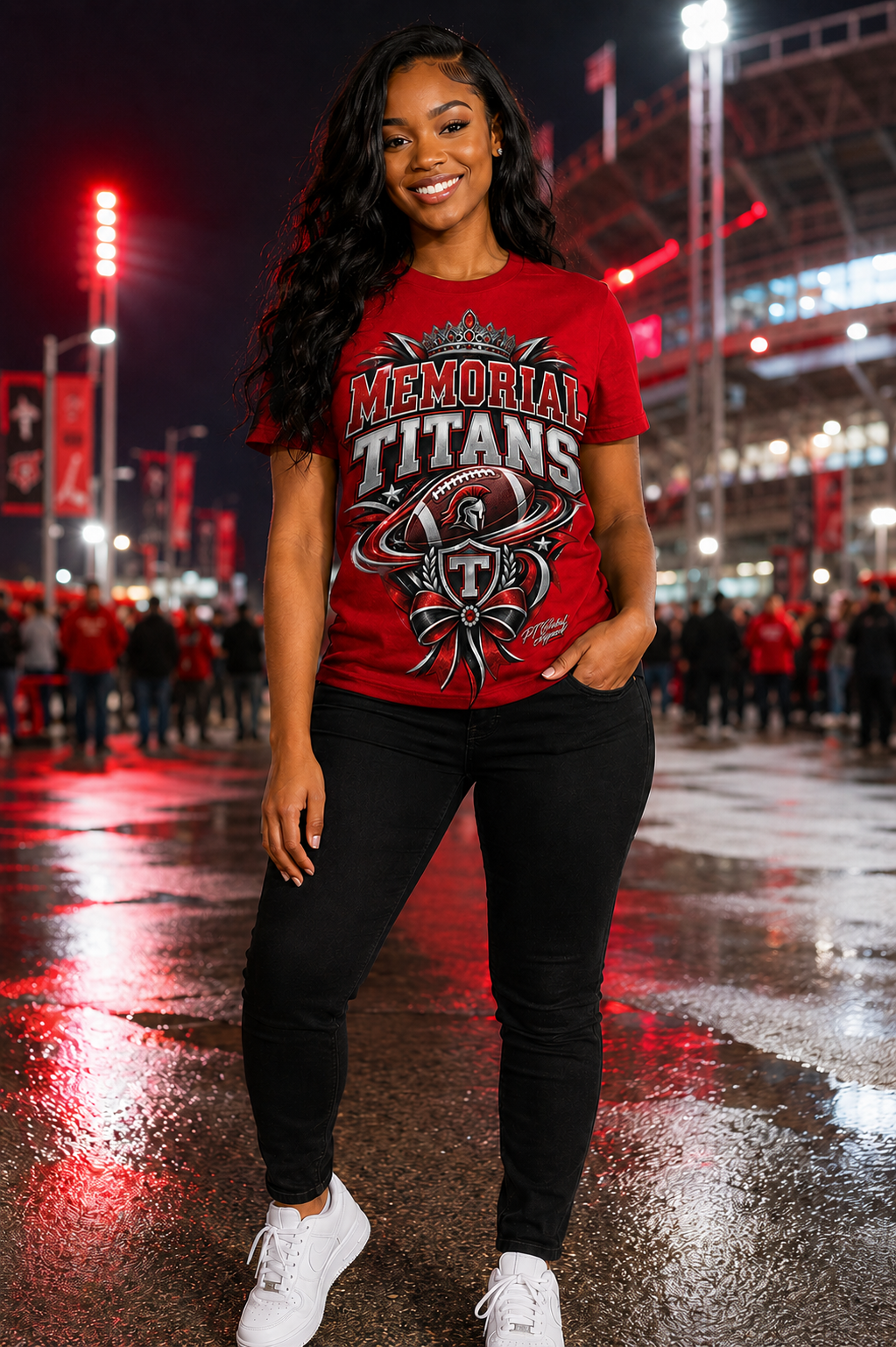 "Memorial Titans" Gameday Grit T-Shirt