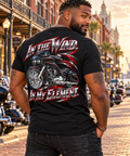 "In The Wind. In My Element." Biker T-Shirt